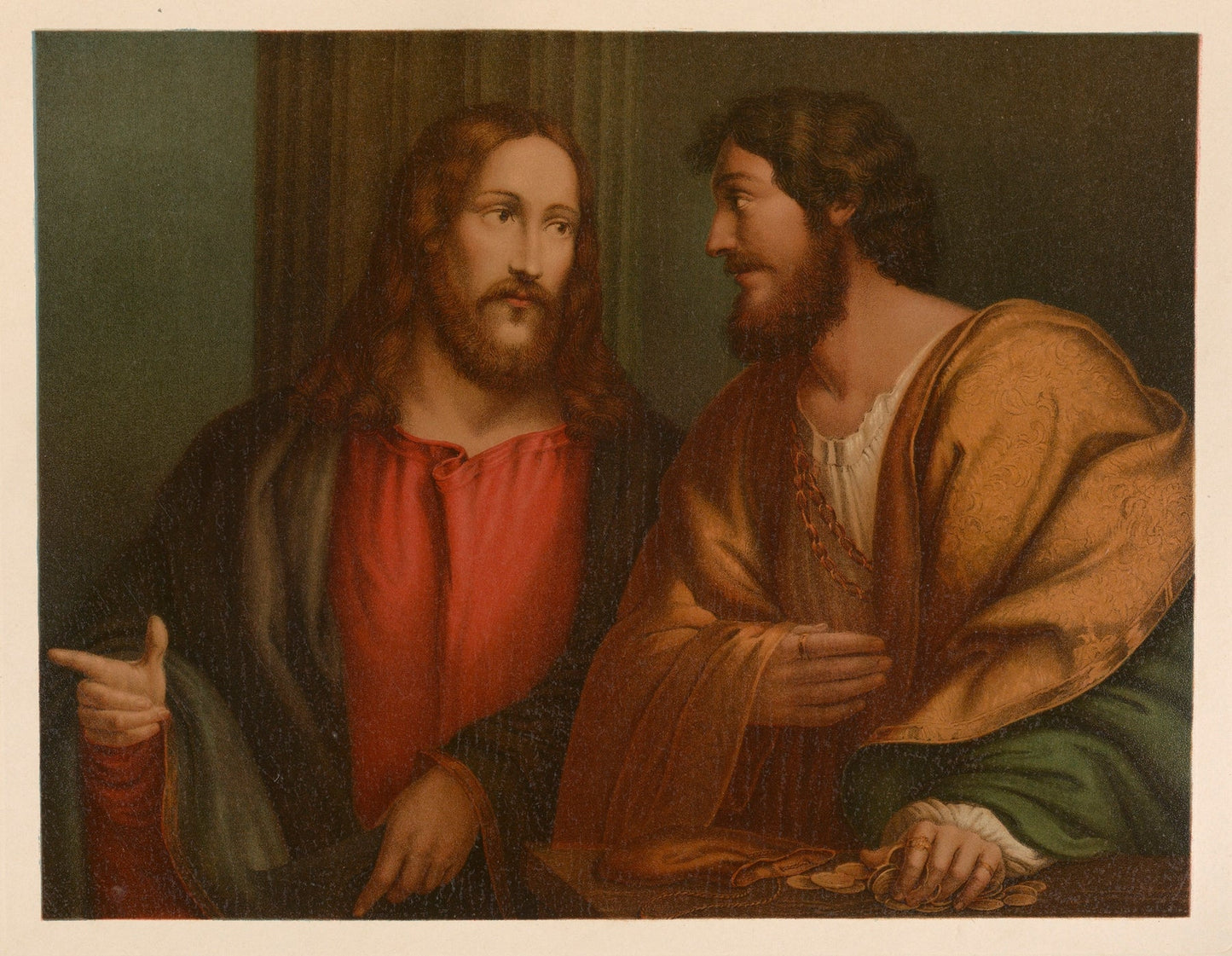The calling of St. Matthew Catholic artwork