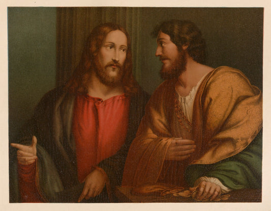 The calling of St. Matthew Catholic artwork