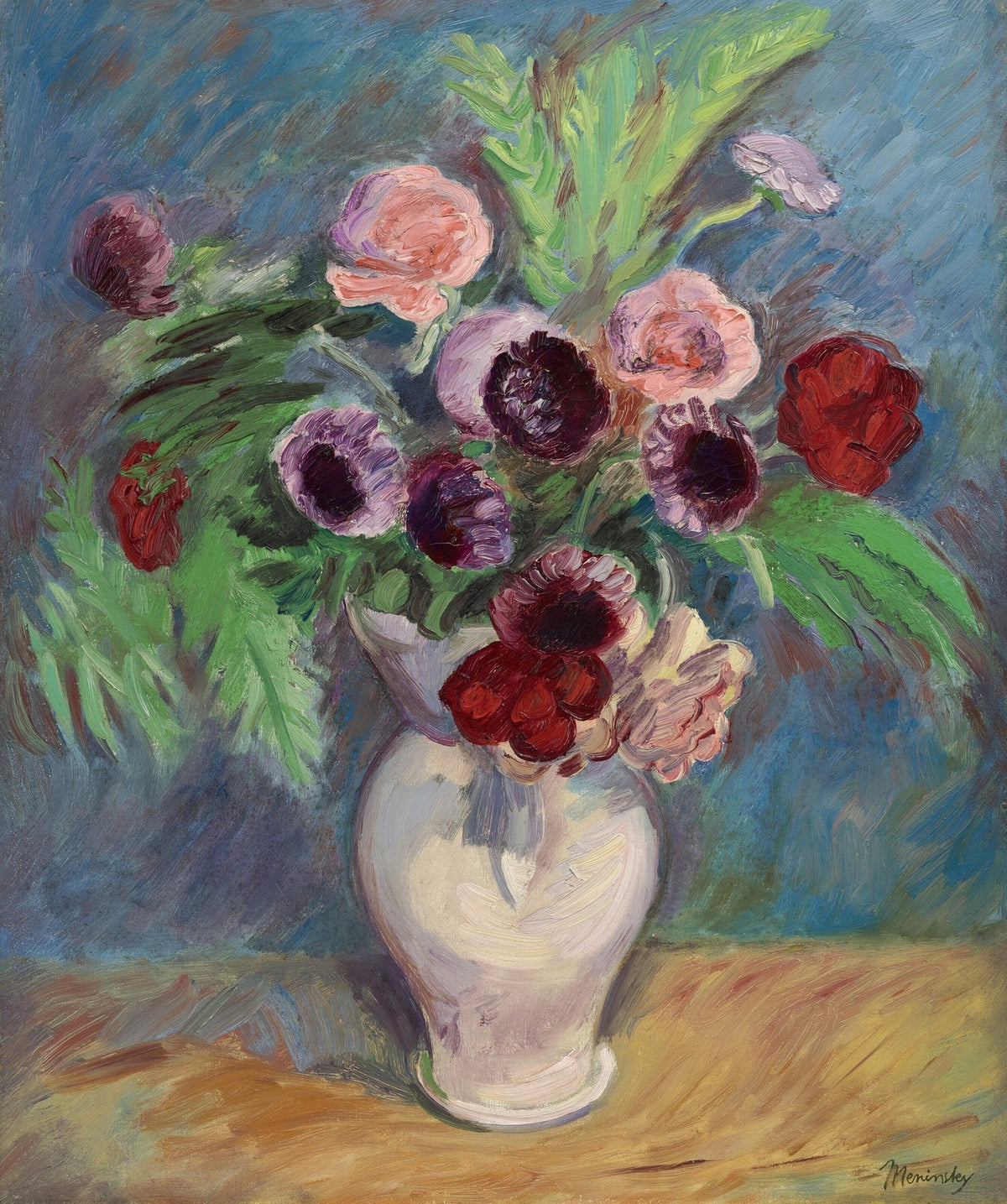 Still Life of Flowers in a Vase fine artwork