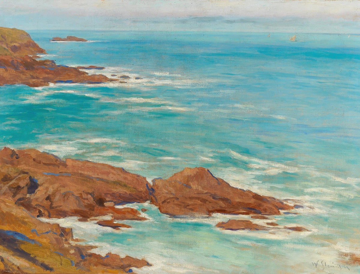 A Coastal Landscape fine artwork