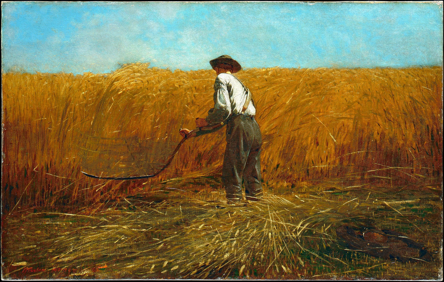 The Veteran in a New Field by Winslow Homer