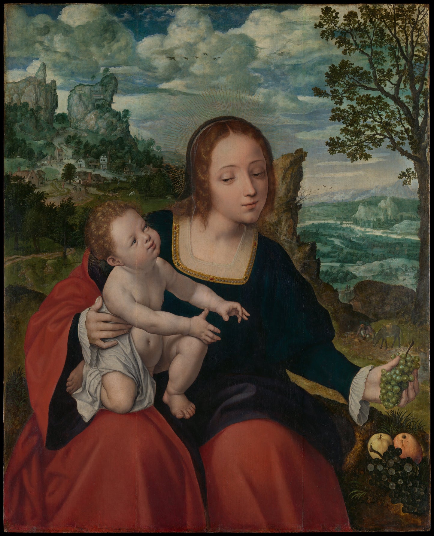 The Rest on the Flight into Egypt by Jan Massys
