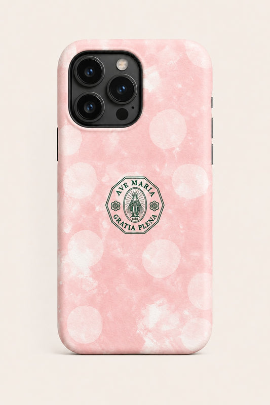 Blush Polka Dot Phone Case