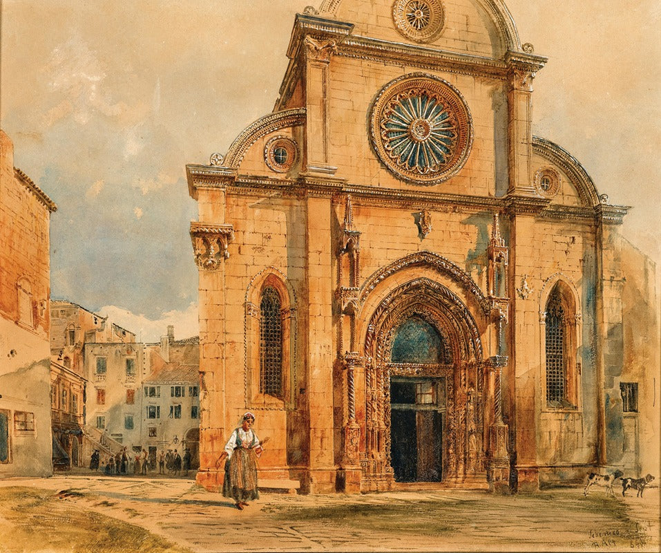The Cathedral of Sebenico (Šibenik) in Dalmatia