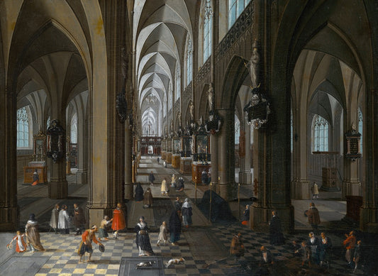 Interior of Antwerp Cathedral