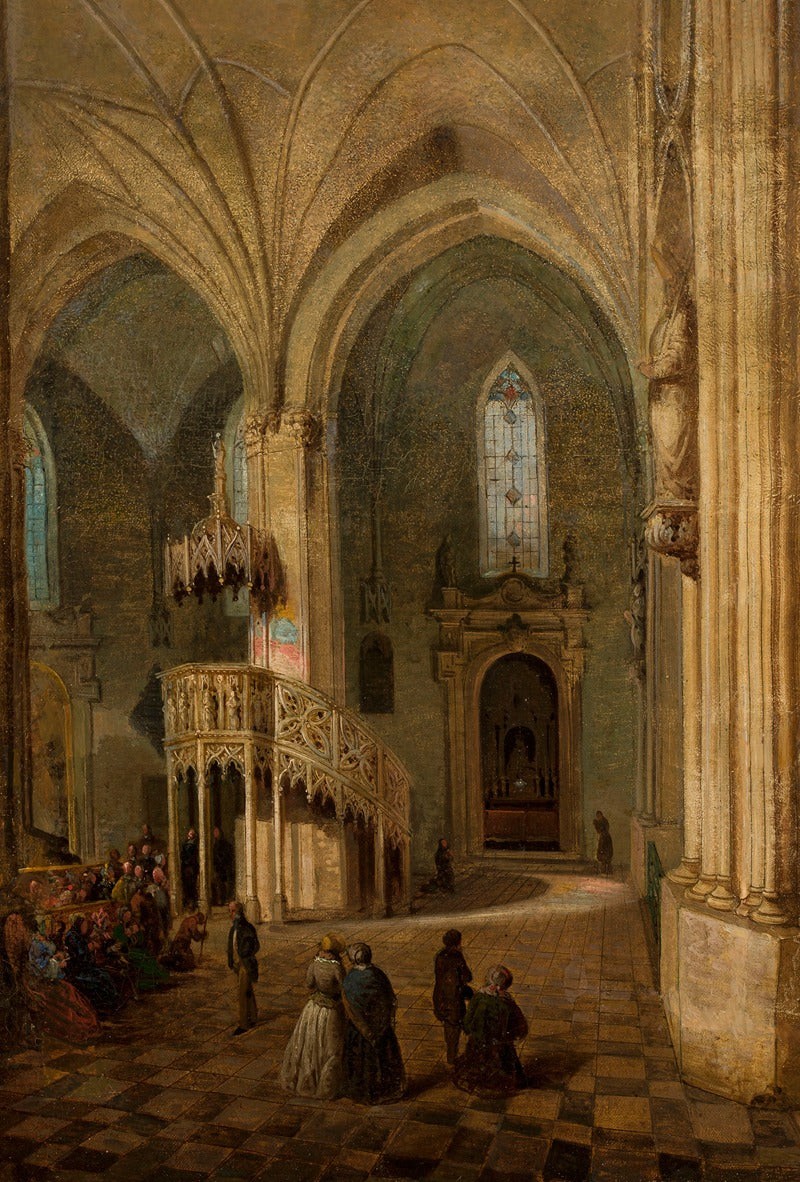 Interior of St. John's Cathedral, Warsaw