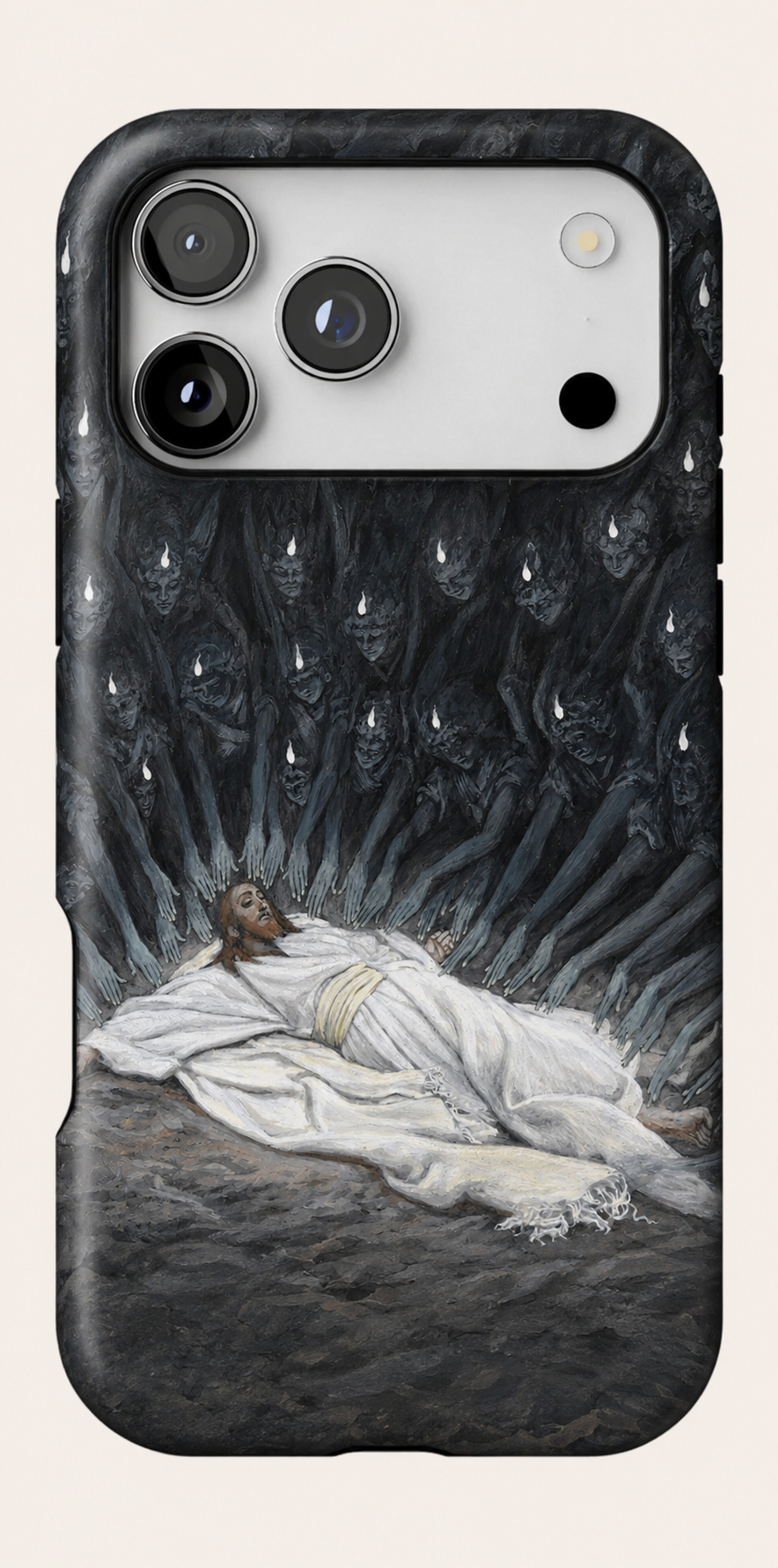 Jesus Ministered to by Angels Phone Case