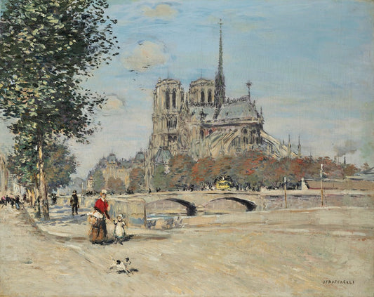 Notre-Dame de Paris and the Archbishop's Bridge