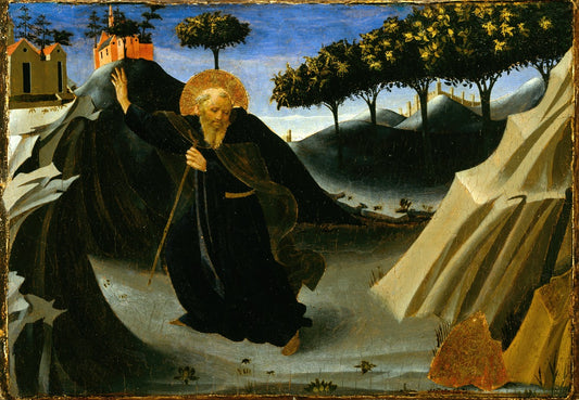 Saint Anthony the Great Shunning the Mass of Gold