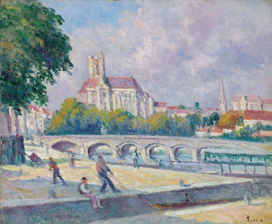 The Quays and Auxerre Cathedral