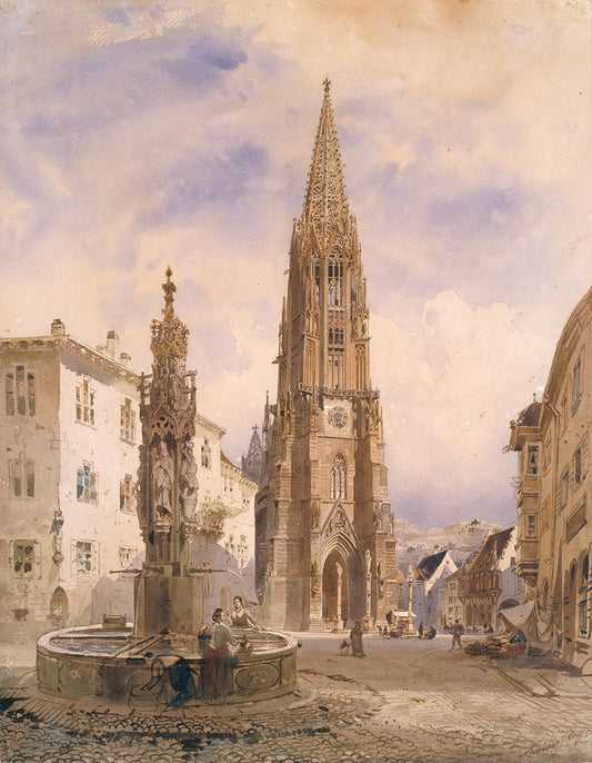 View of the Cathedral from the Fish Fountain