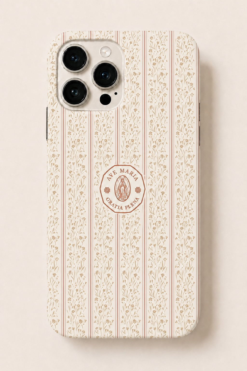 Vintage Sprig Stripe Phone Case